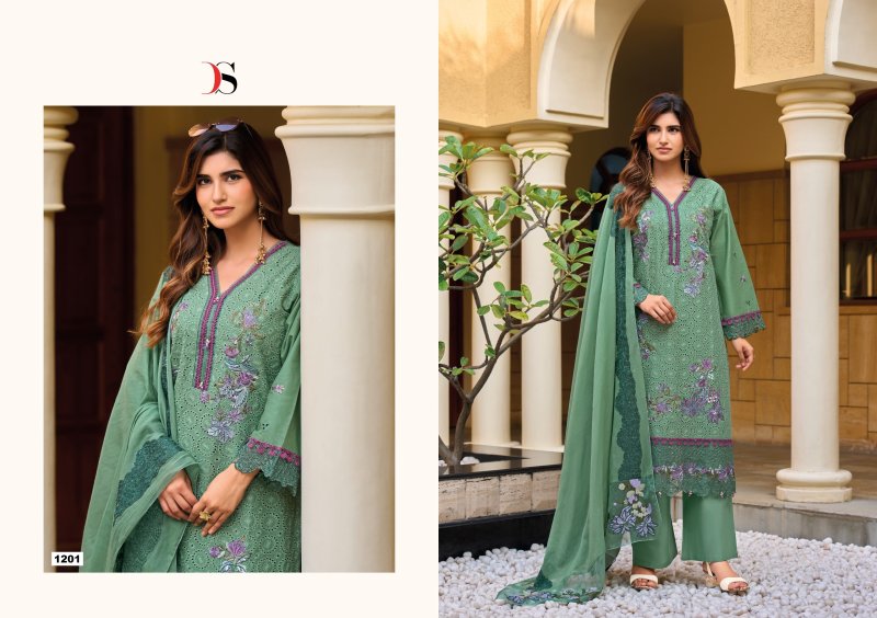 Elaf Premium Vol 12 By Deepsy Cotton Salwar Kameez